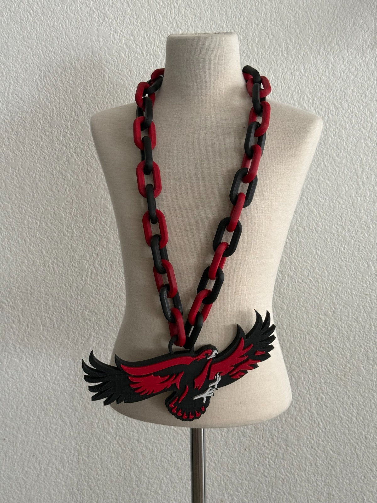 Saint Joseph's Hawks Oversized Necklace Turnover Hype Chain HandMade 3D Printed