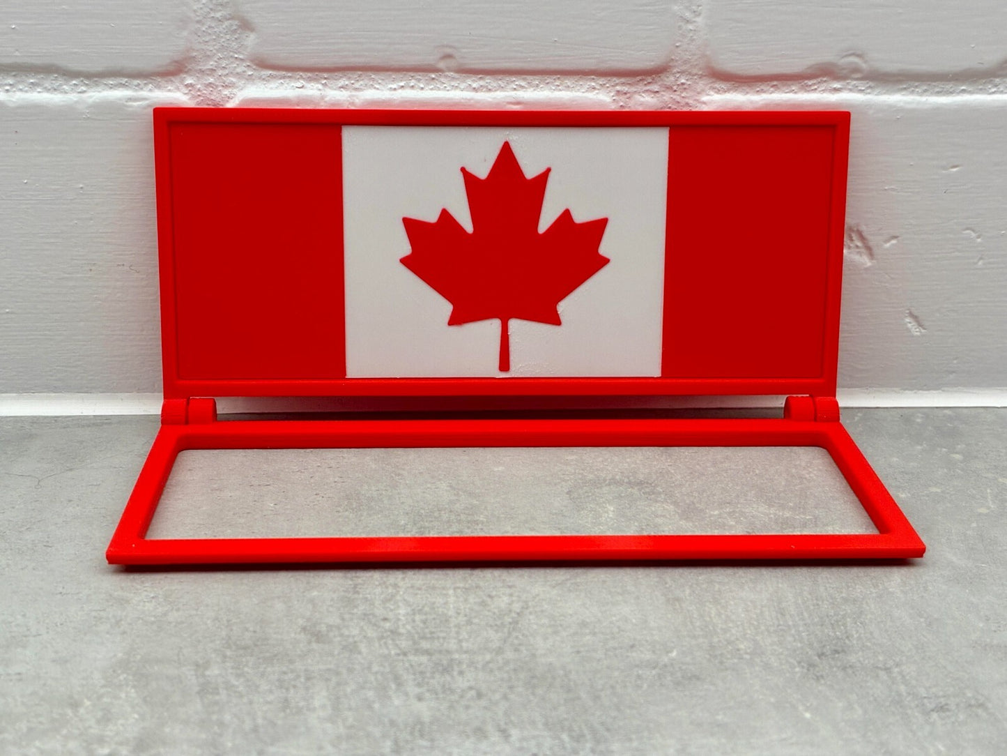Mini Toolbox Pen Holder | Desk Organizer with Canadian Flag |