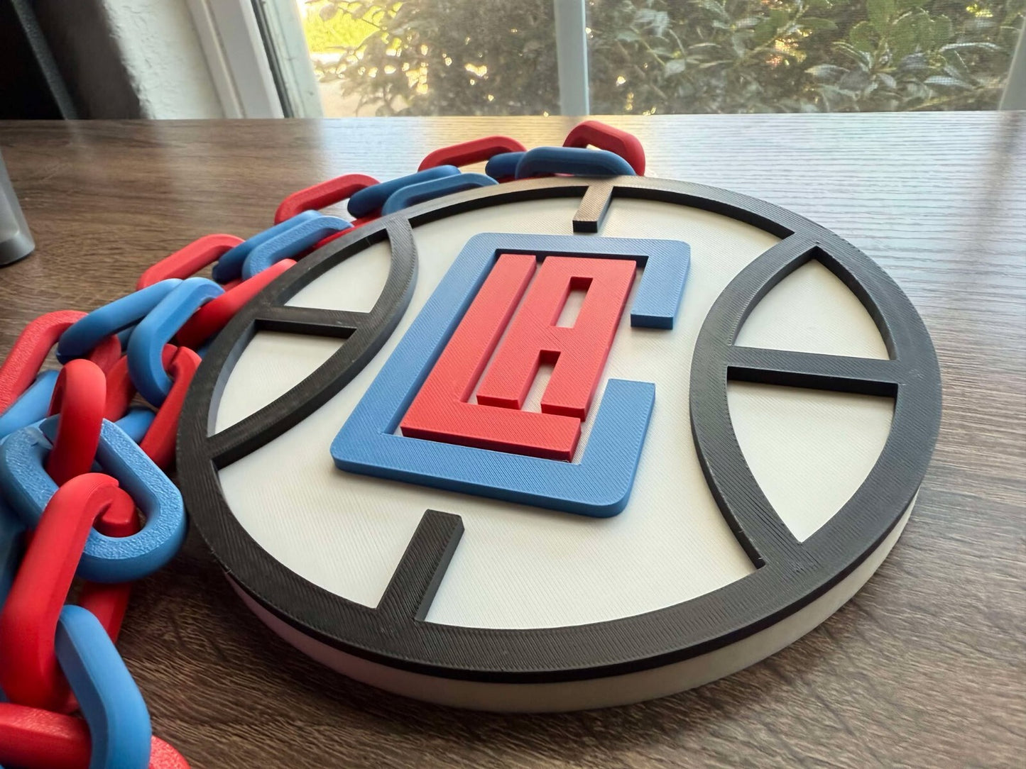 Los Angeles Clippers Oversized Necklace, Pendant Chain