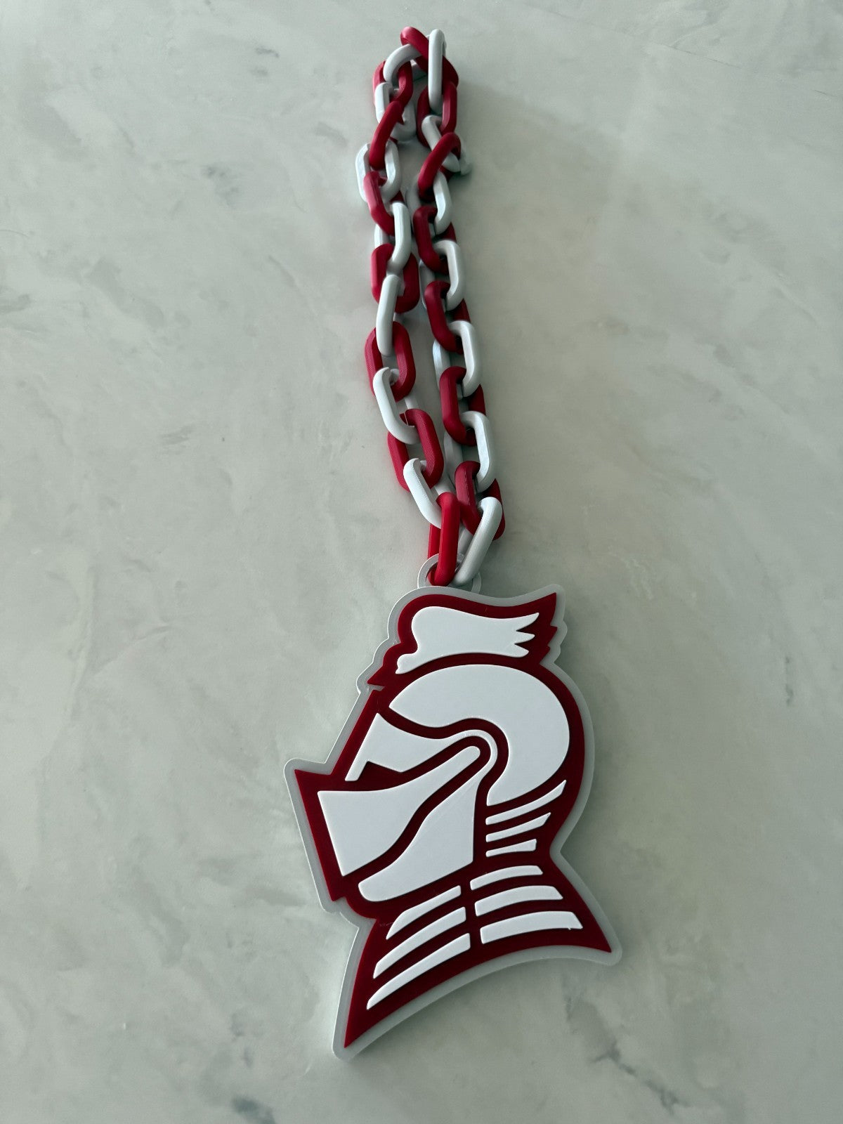 Bellarmine Knights Oversized Fan Logo Necklace, Hype Chain