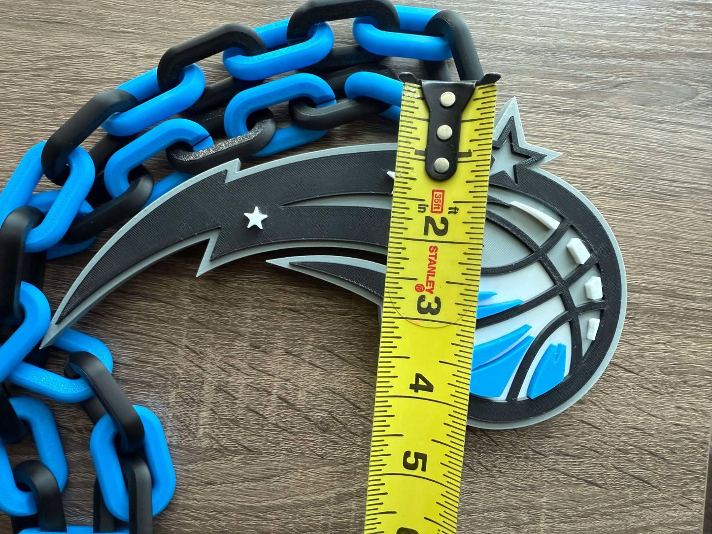 Orlando Magic Oversized Necklace, Pendant Chain