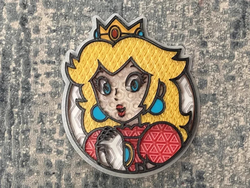 Mario Brothers Characters Wall Art Or Display 3D printed Dimensional Mosaic