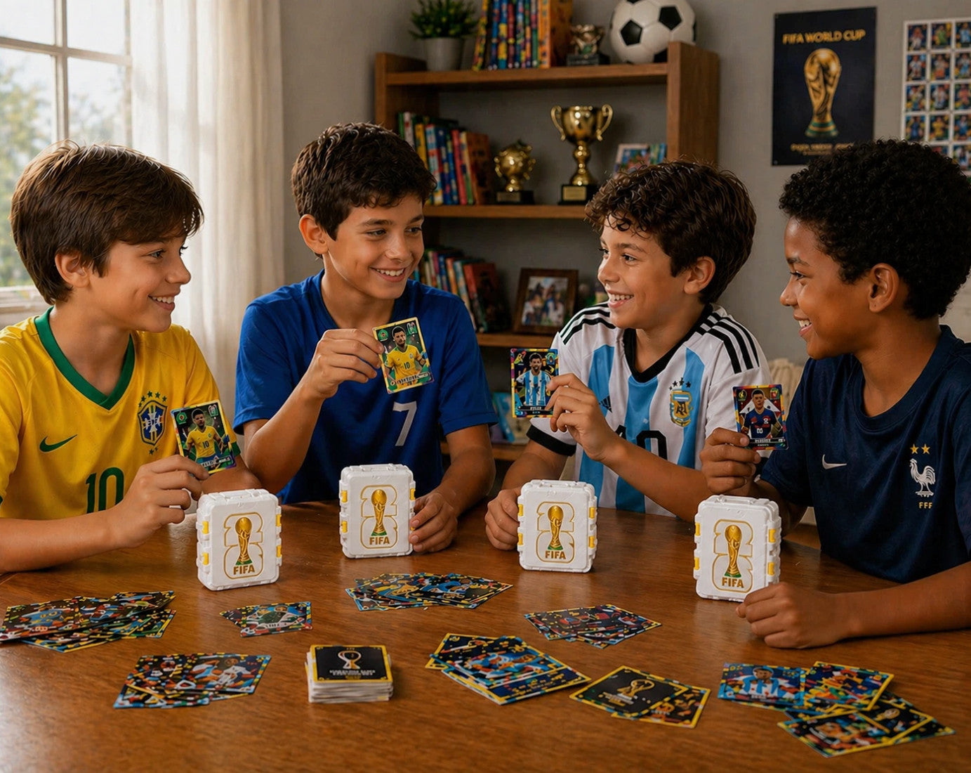 FIFA Soccer Sticker Organizer Panini Album Case Holds 250 Cards 3D Print