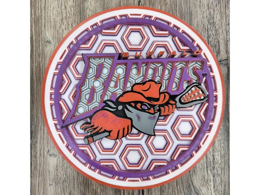 Buffalo Bandits Wall Art Or Display 3D printed Dimensional Mosaic
