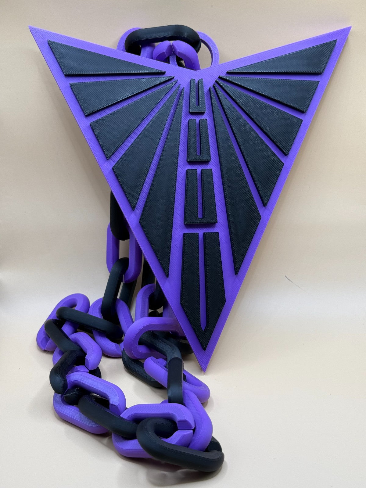 Golden State Valkyries Oversized Necklace, Hype Chain WNBA HandMade 3D Printed