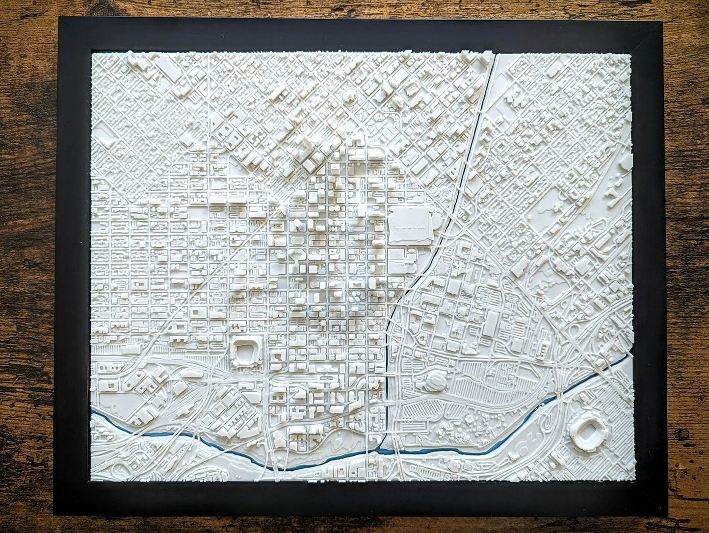 Denver Colorado USA 3D City Map