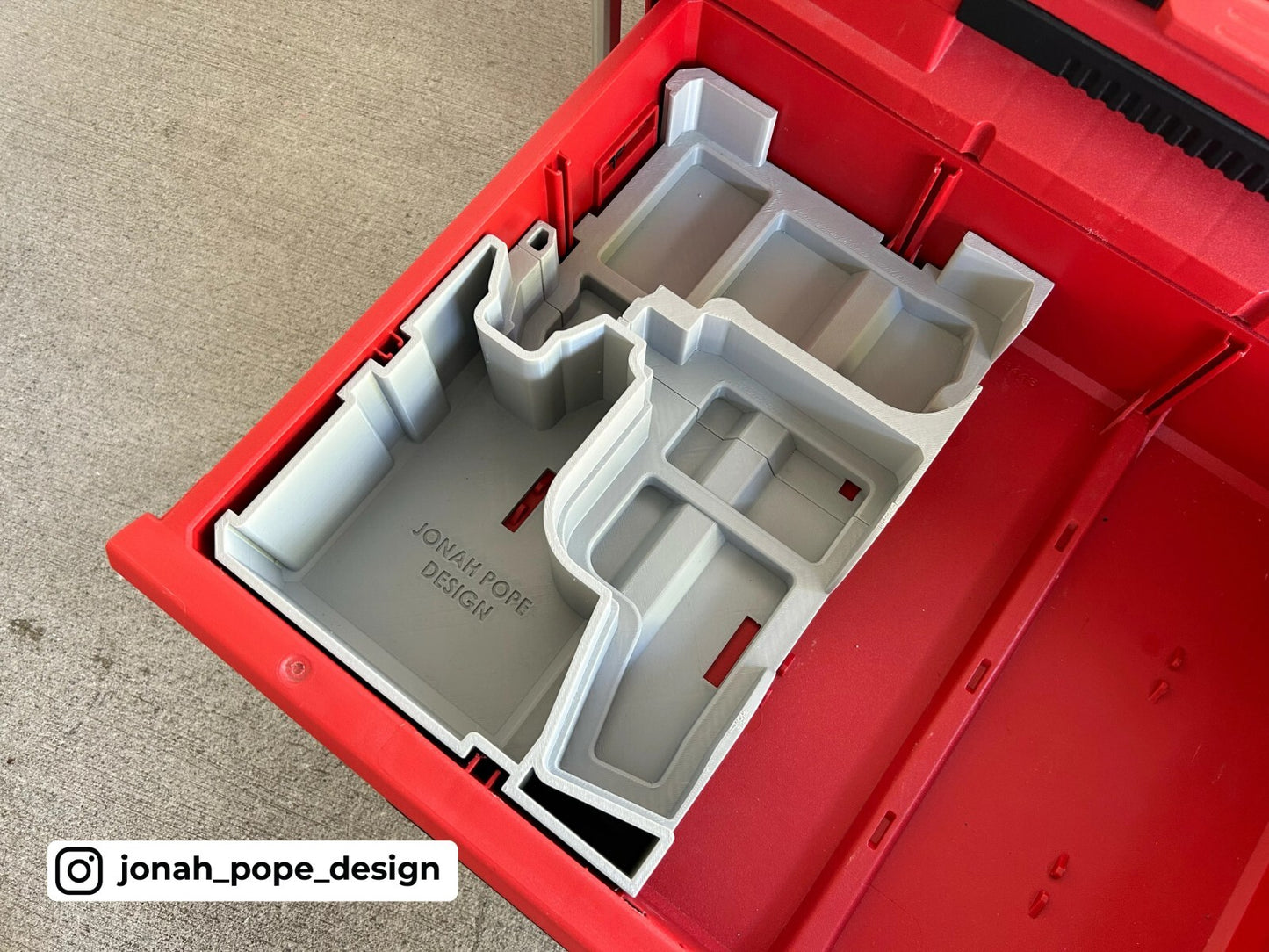 Milwaukee Packout Toolbox Drawer Insert for M12 Drill/Driver Gen3  (Insert Only)