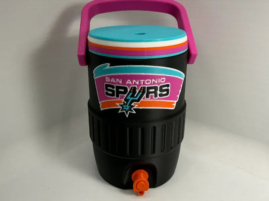 San Antonio Spurs Koozie 3D Printed 12 Oz Cans