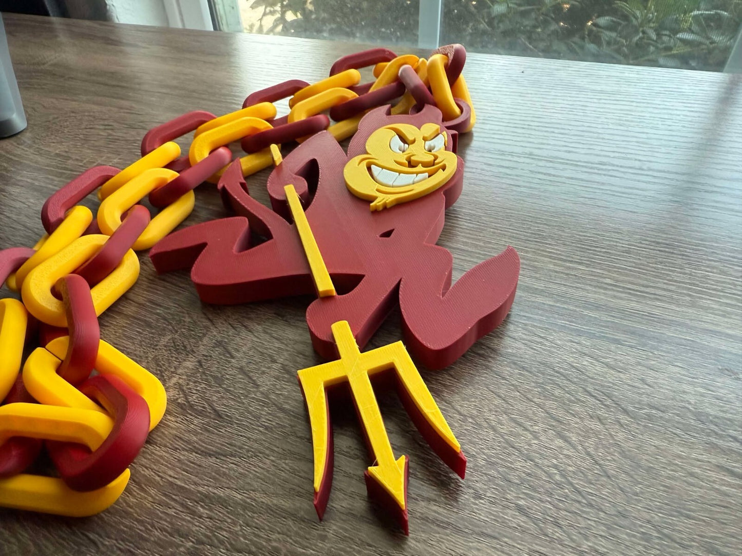 Arizona State Sun Devils Oversized Necklace, Hype Chain [Made To Order]