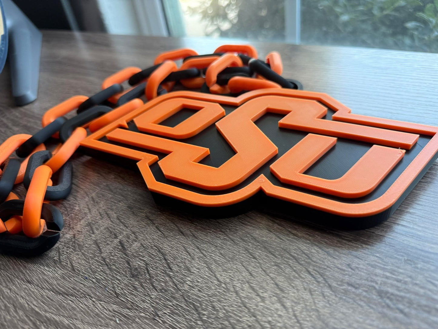 Oklahoma State Cowboys Oversized Necklace, Pendant Chain