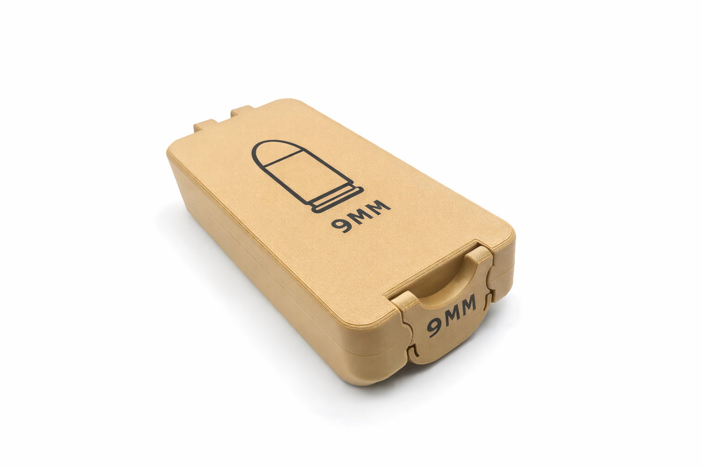 9mm Ammo Box – 50 Rounds - Snap Close Storage Box | Fully Customizable