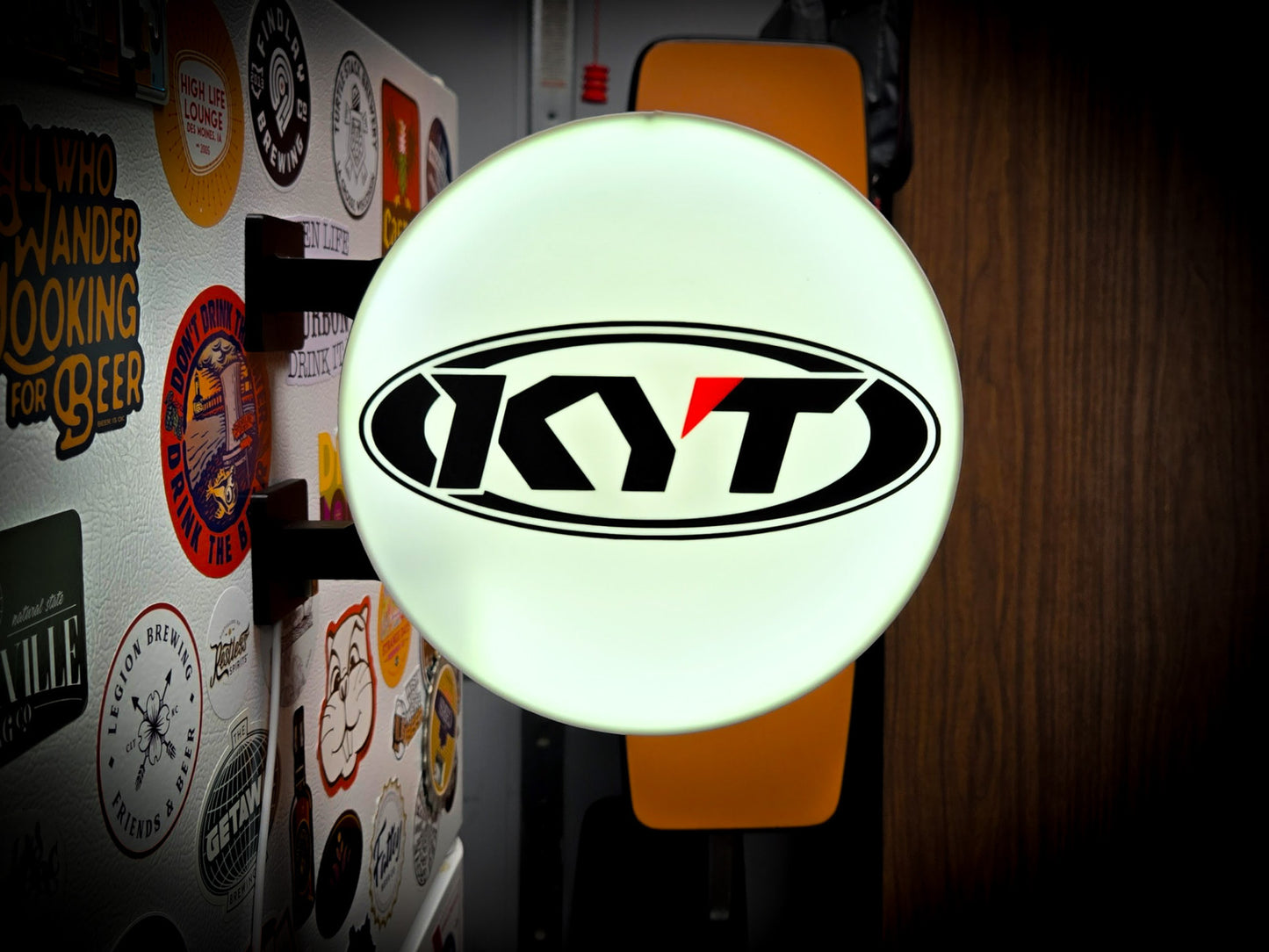 KYT 12 Inch Light Box LED Sign 3D Printed Wall Decor Man Cave Garage