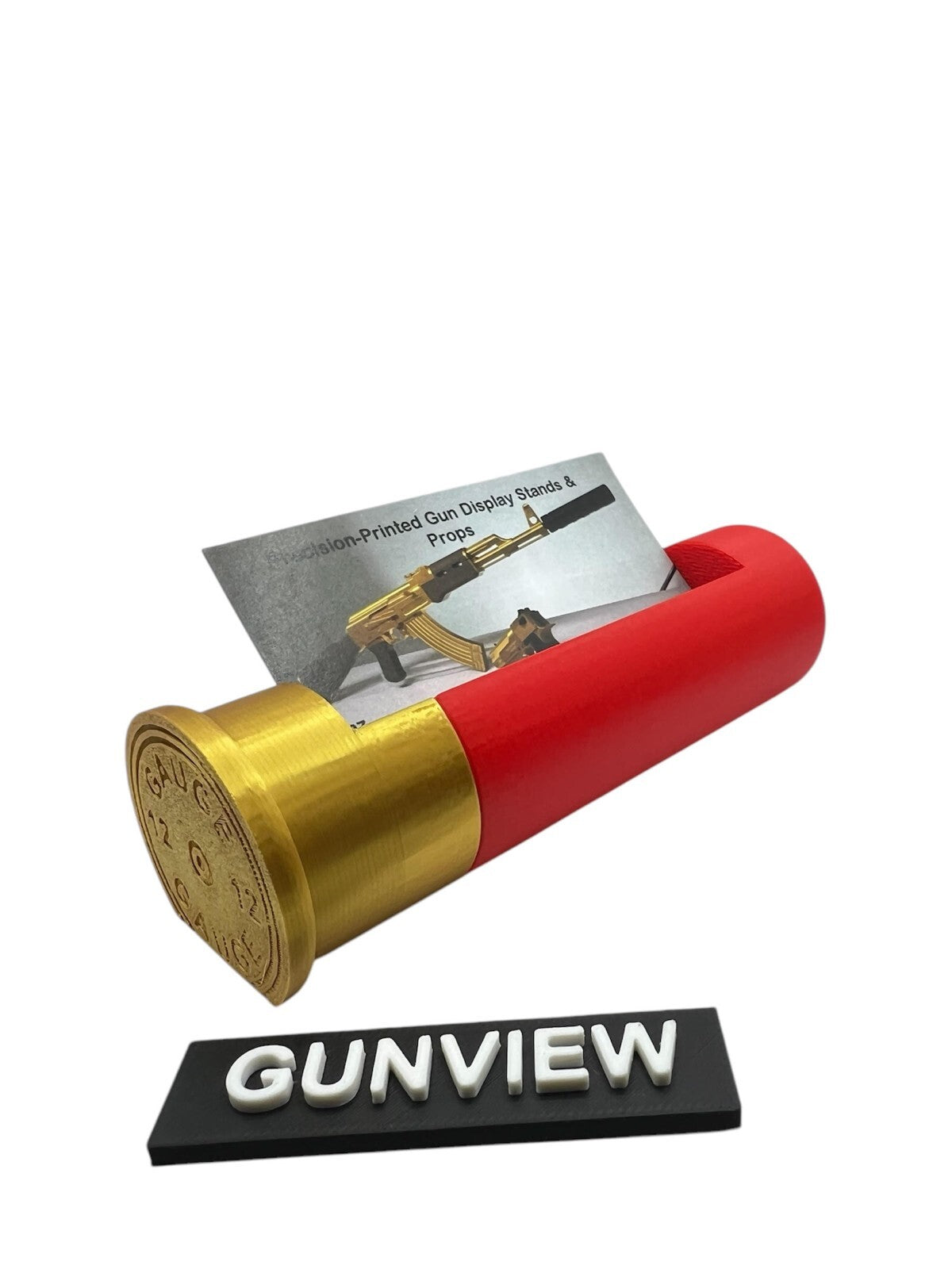 Shotgun Shell Business Card Holder – Desk Organizer for Firearm Enthusiasts
