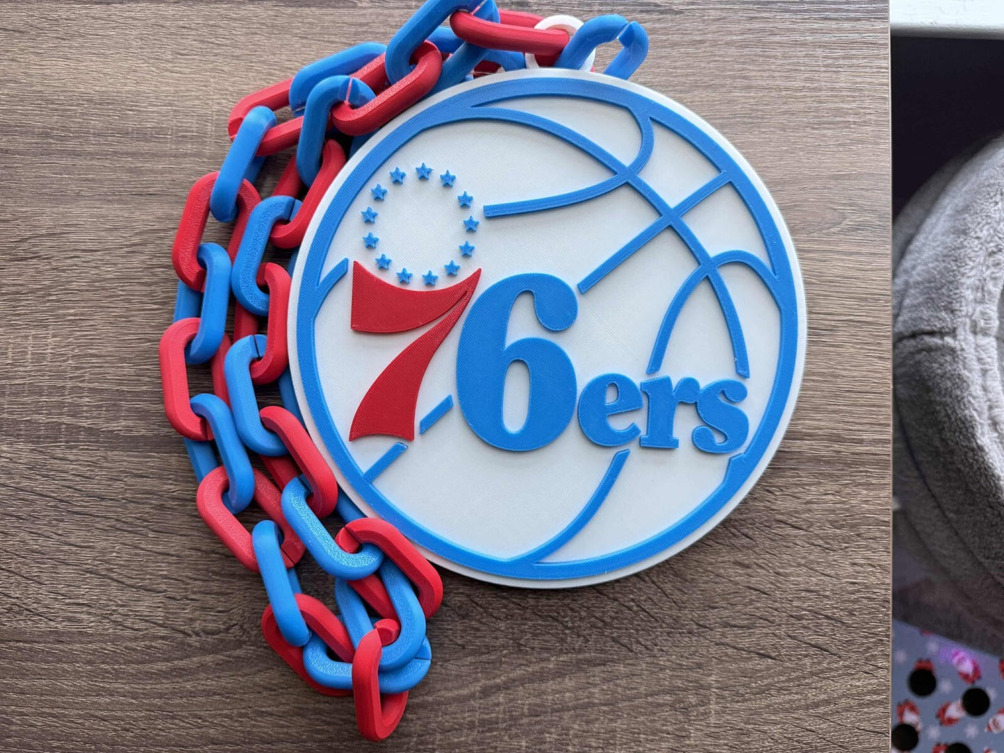 Philadelphia 76ers Oversized Necklace, Pendant [Made to Order]