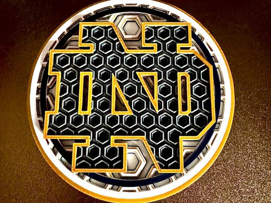 Notre Dame Wall Art Or Display 3D printed Dimensional Mosaic