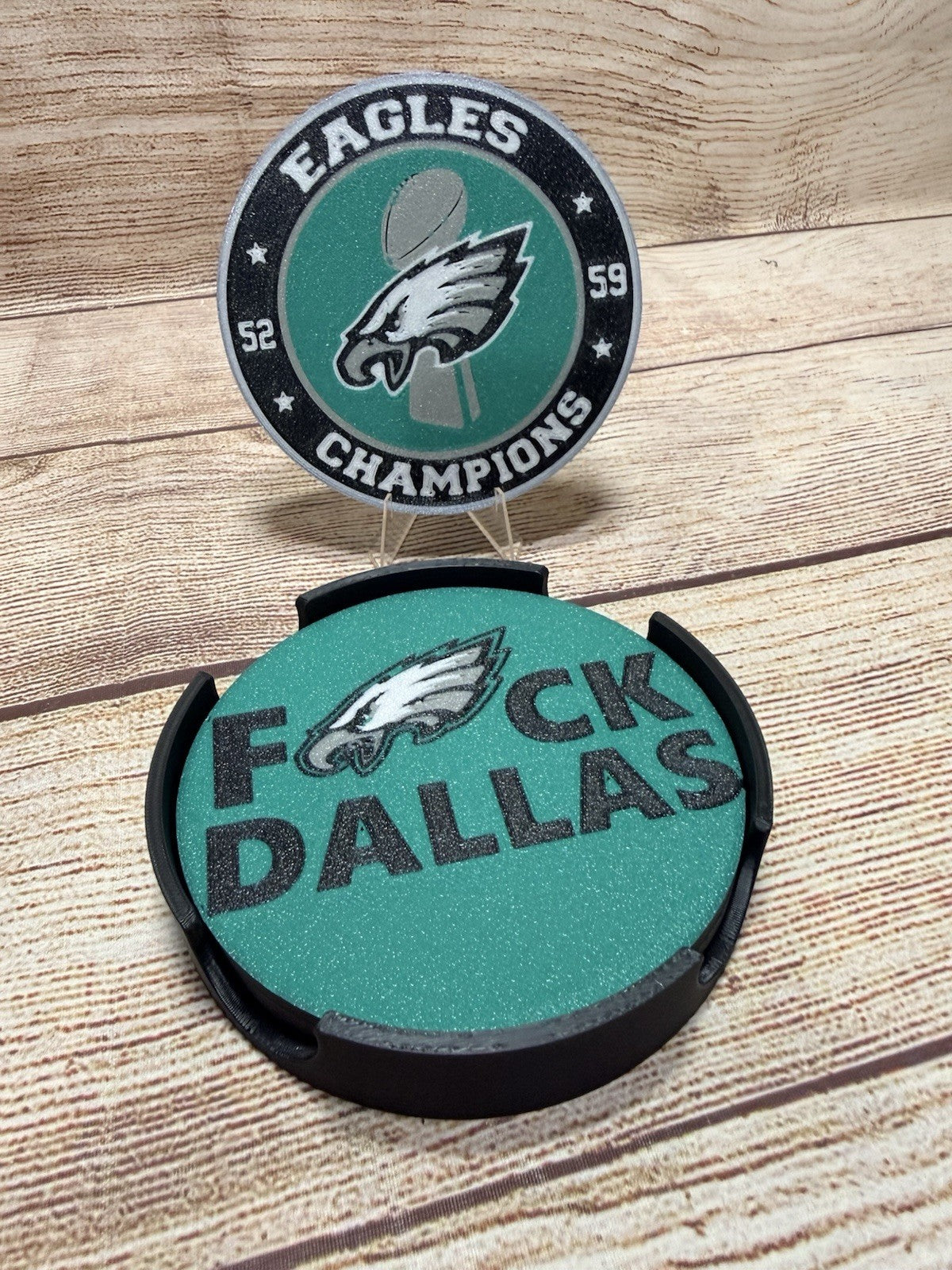 Philadelphia Eagles Custom Drink Coasters Set Of 4 Pick Any Variations