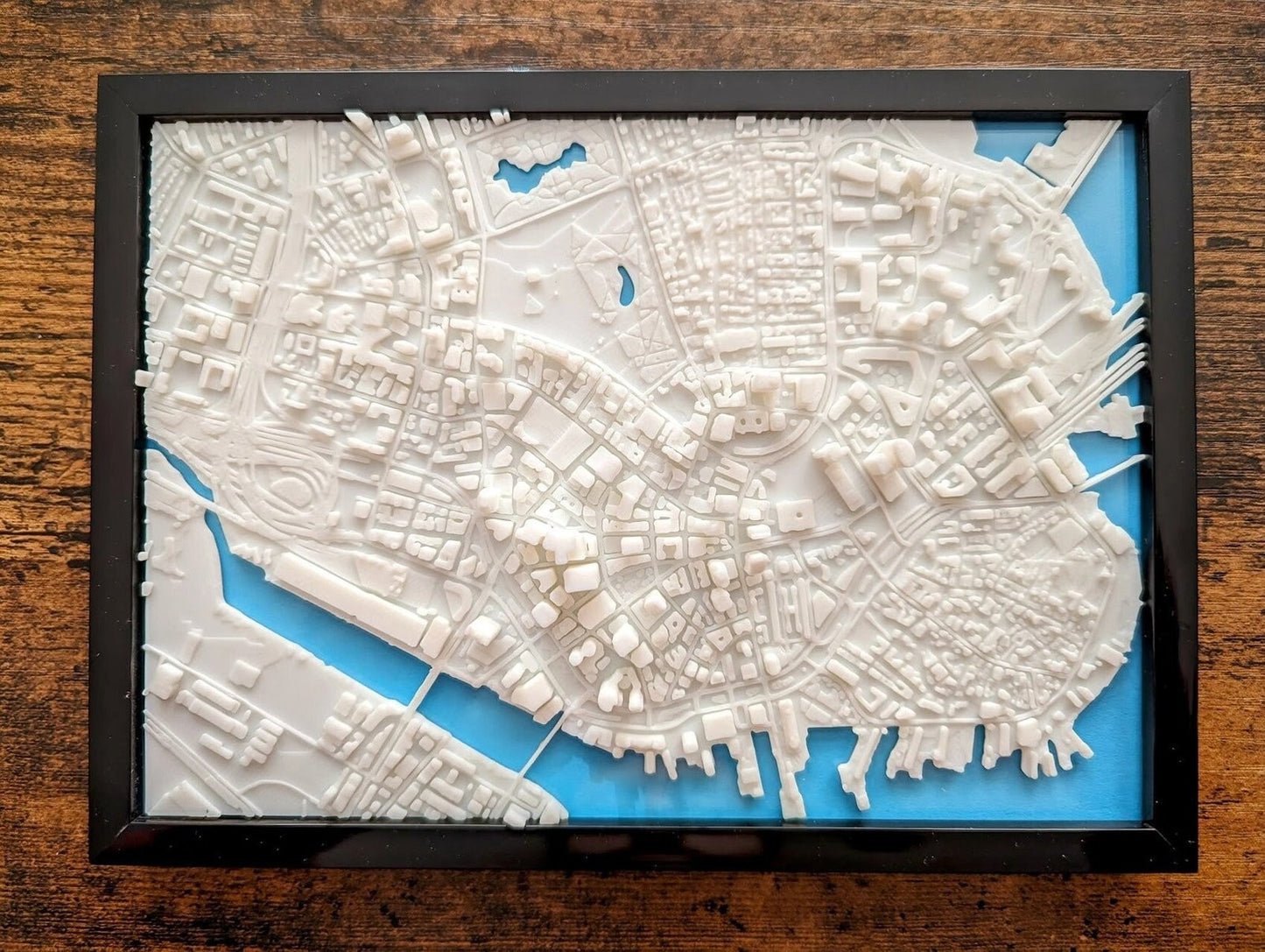 Boston Massachusetts USA 3D City Map