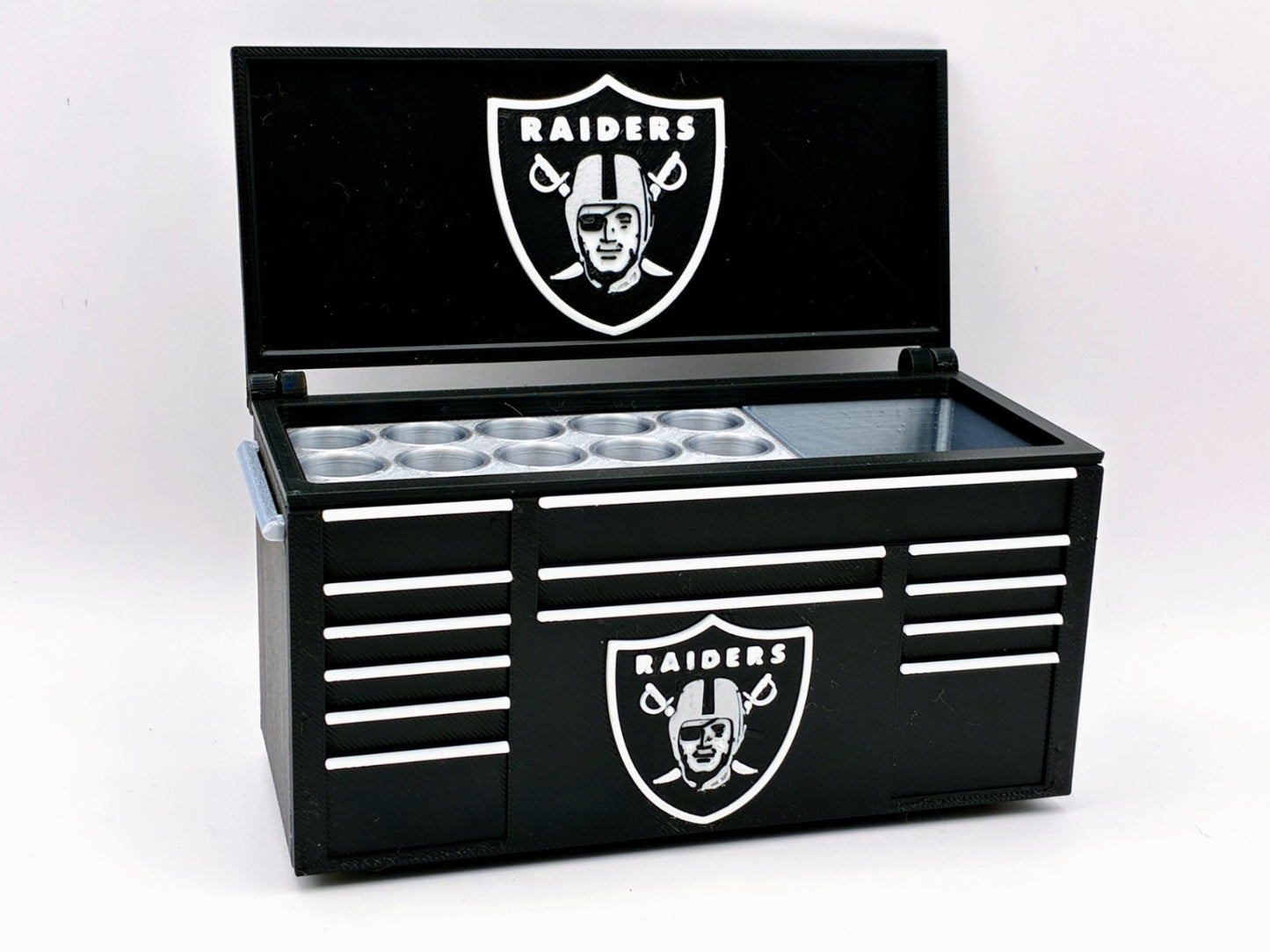 Mini Toolbox Pen Holder – Football Team Inspired Desk Organizer – Gift for Spor