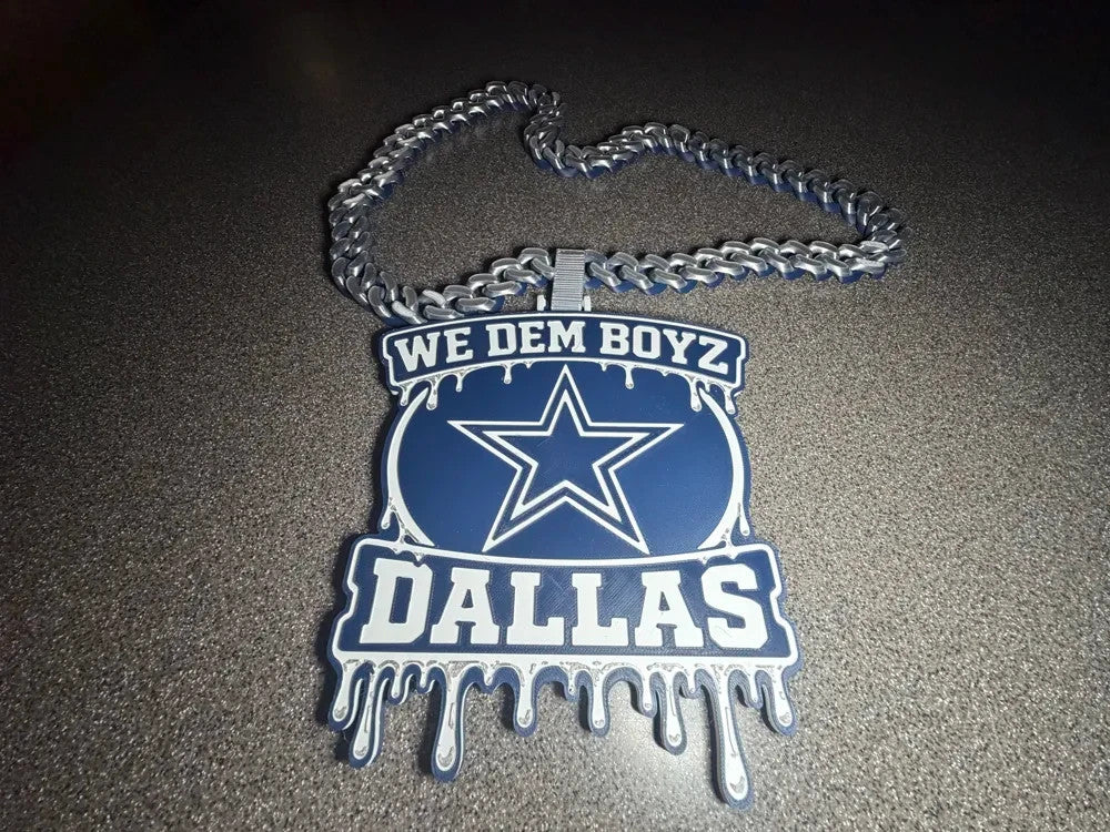 We Dem Boys Dallas Cowboys 3D Printed Hype Chain New Style