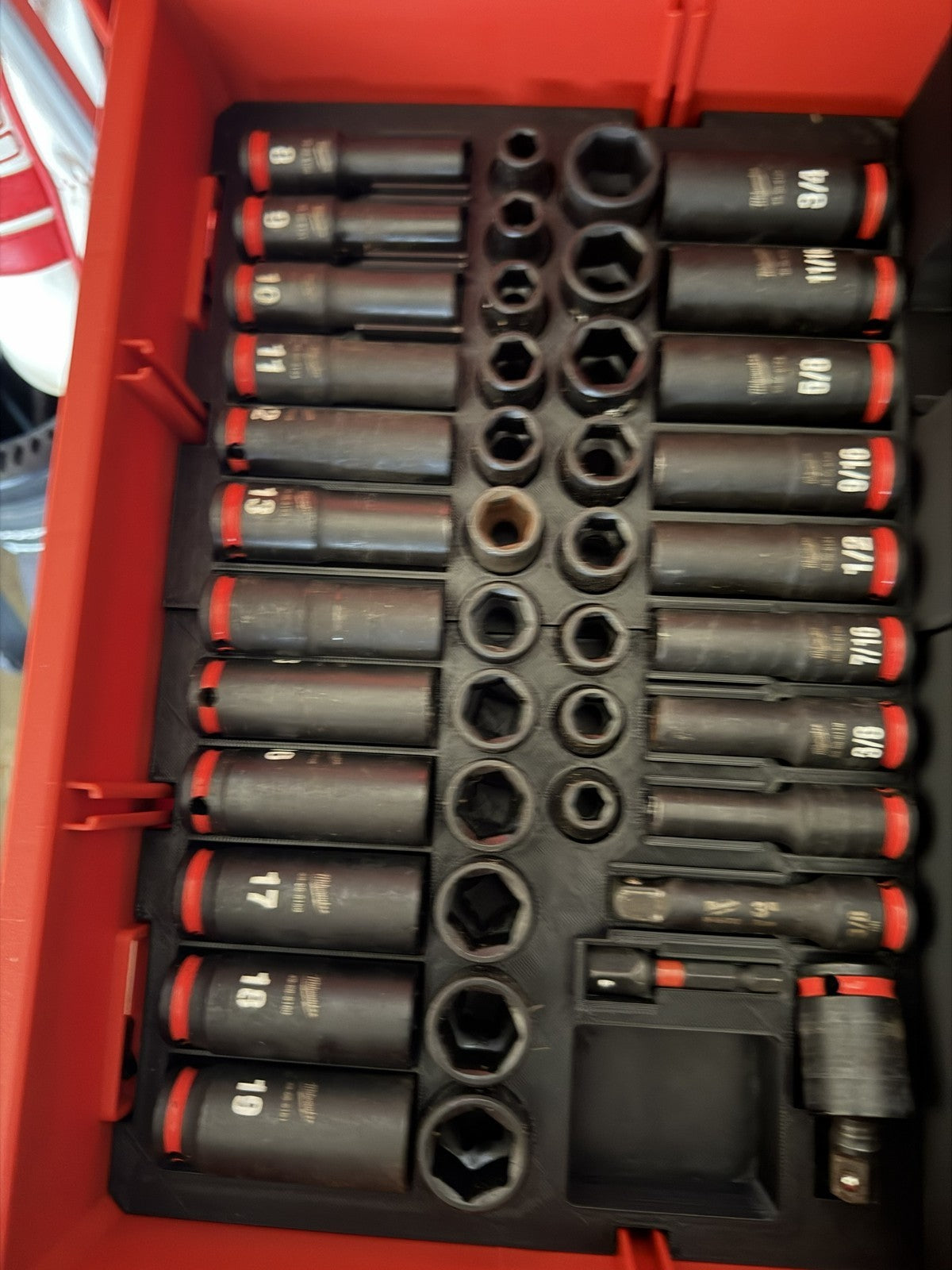 PACKOUT Drawer Insert – M18 1/2" or 3/8" Impact Wrench & 3/8 Ratchet (Insert Onl