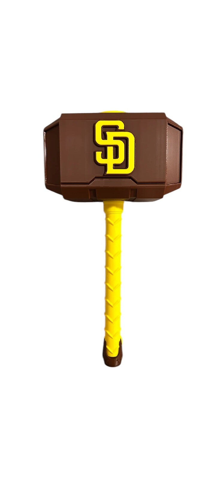 San Diego Padres MLB Mjolnir Thor's Hammer. Life Size  3D Printed Fan Art.