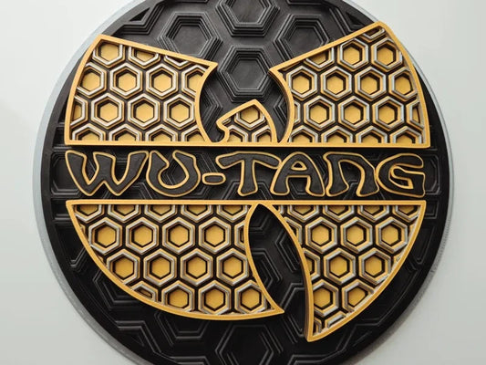 Wu-Tang Wall Art Or Display 3D printed Dimensional Mosaic