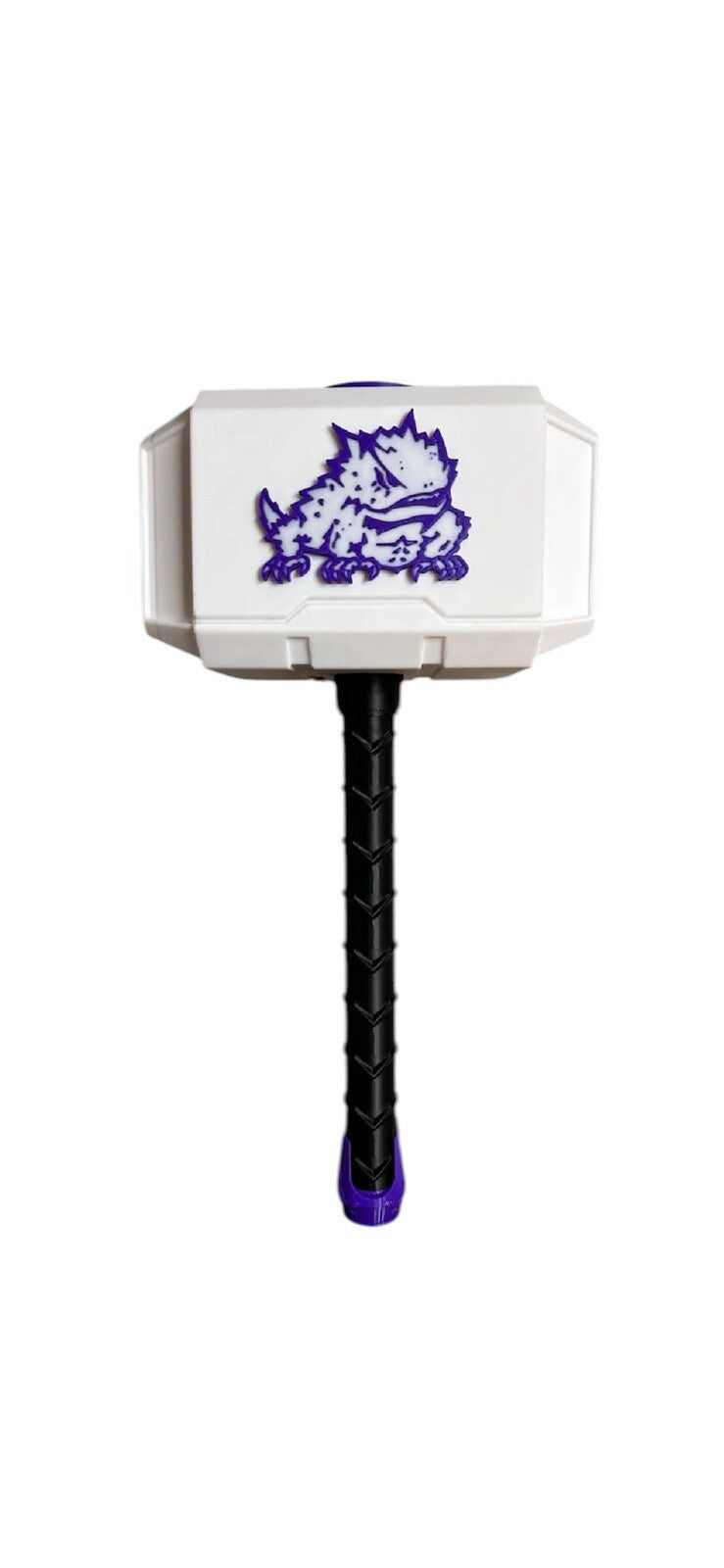 TCU Horned Frogs NCAA Mjolnir Thor Hammer. 3D Printed Fan Art