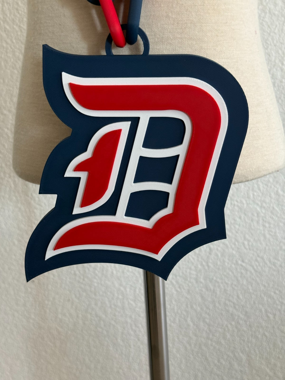 Duquesne Dukes Oversized Necklace, Turnover Hype Chain HandMade 3D Printed