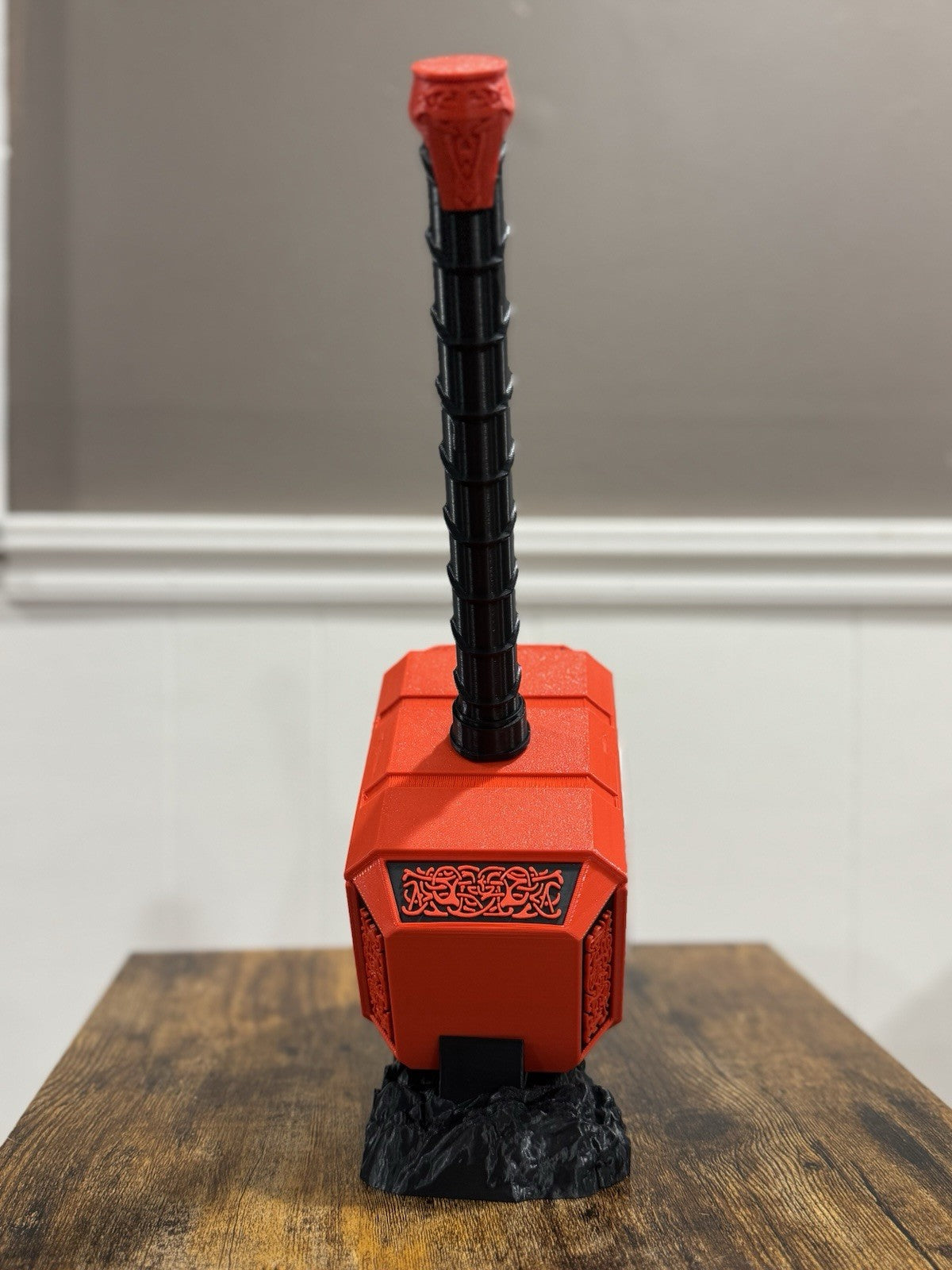 Carolina Hurricanes 13” Thor Hammer & Rock NHL  Hockey Unique Fan Gifts Man Cave