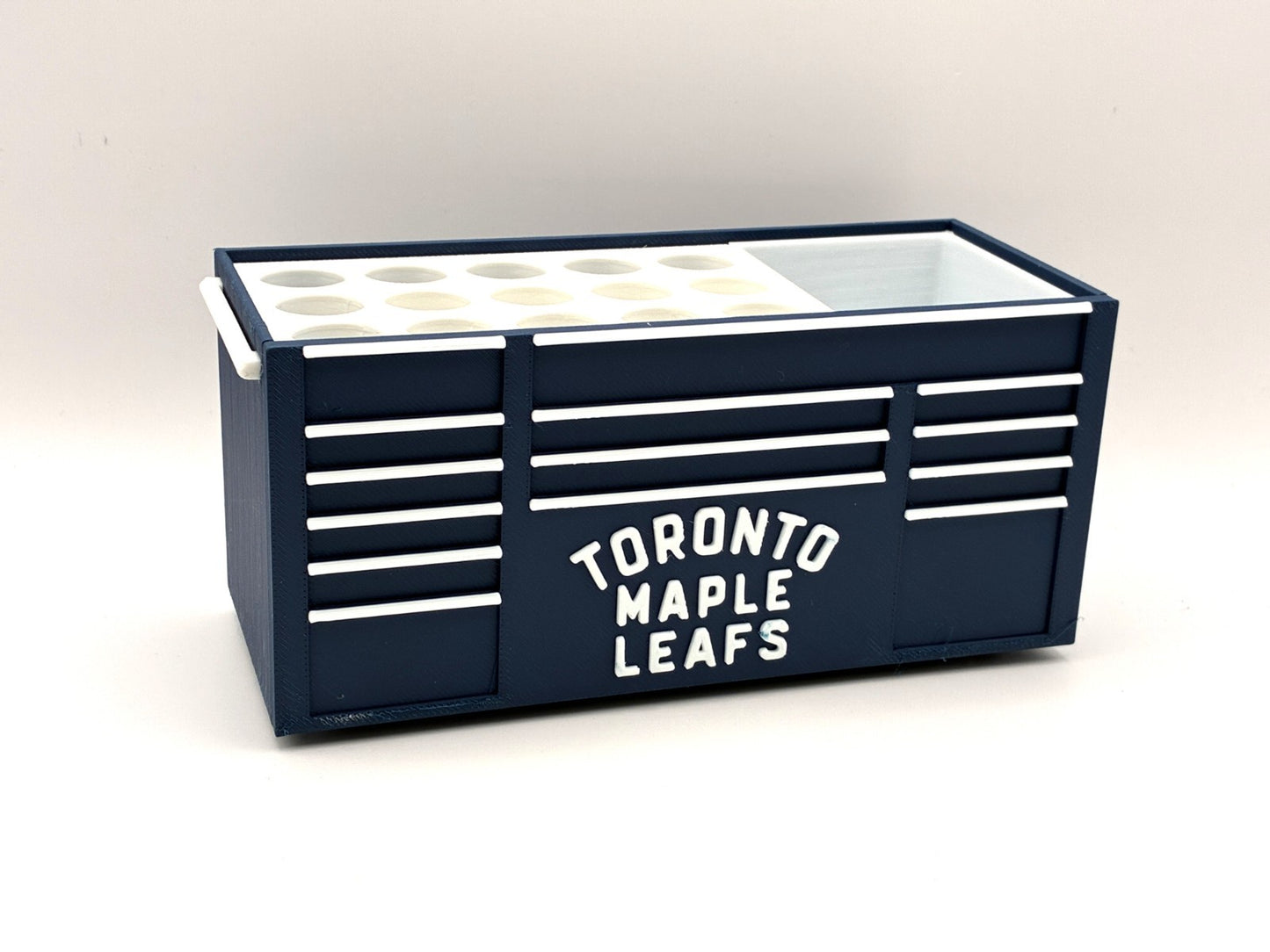 Toronto Maple Leafs Mini Toolbox Pen Holder – Desk Organizer Gift