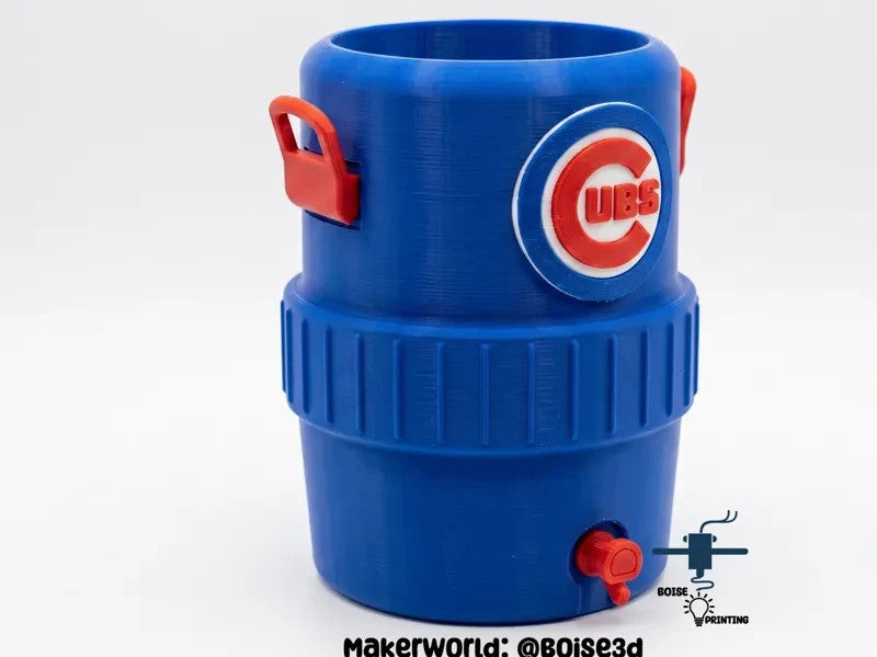 Chicago Cubs Koozie 3D Printed 12 Oz Cans