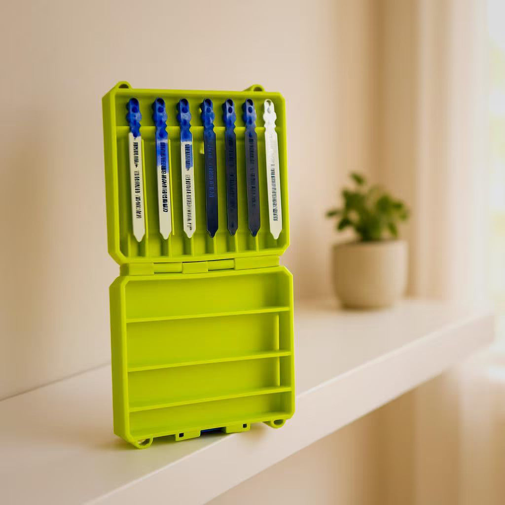 Jigsaw Blade Case for T-Shank Blades HD Box Insert 3D Printed Organizer PETG
