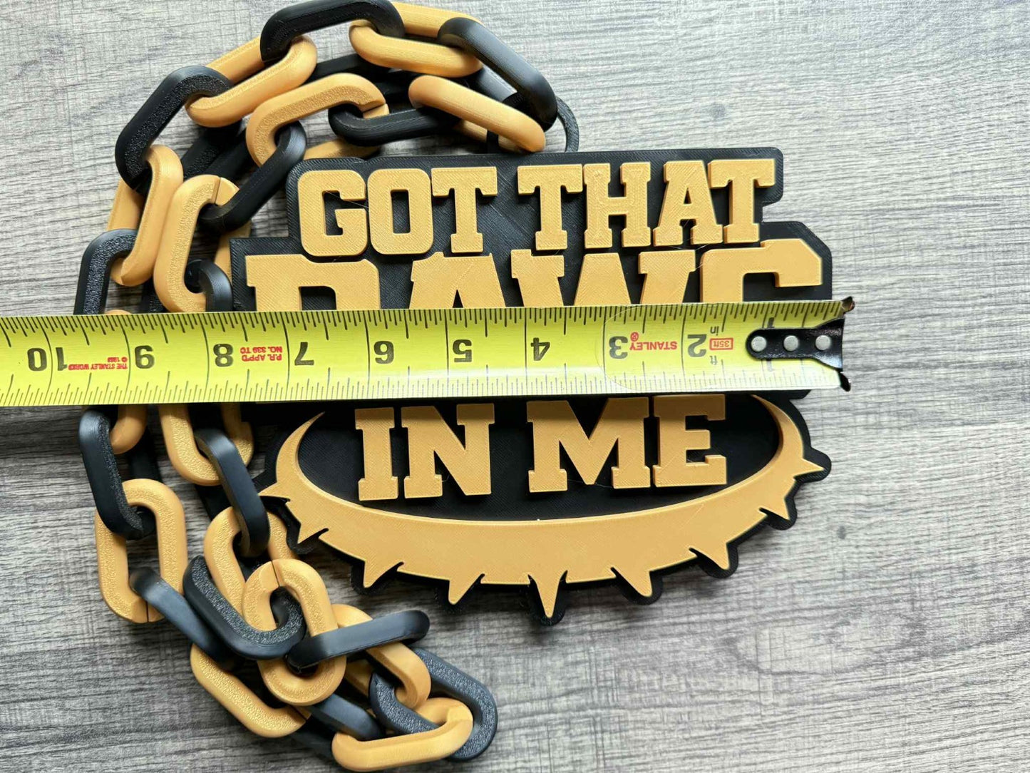 Got That Dawg In Me Oversized Necklace, Hype Chain [Made To Order]