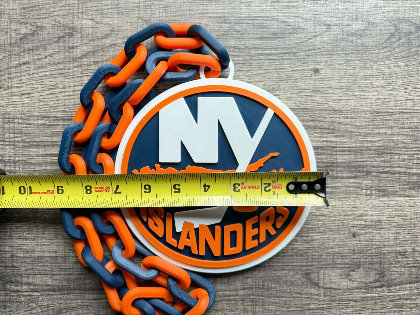 New York Islanders Oversized Necklace, Hype Chain [Made To Order]