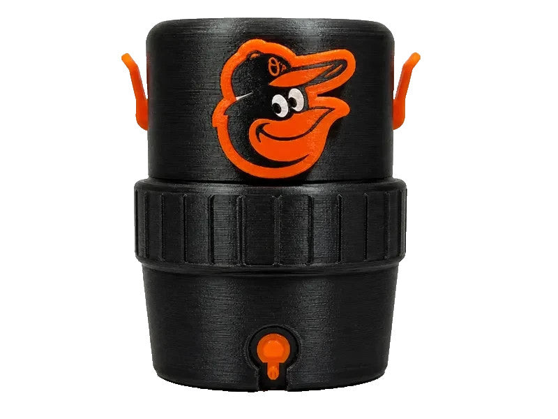 Baltimore Orioles Koozie 3D Printed 12 Oz Cans