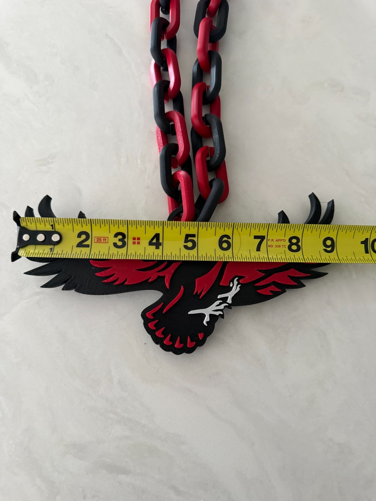 Saint Joseph's Hawks Oversized Necklace Turnover Hype Chain HandMade 3D Printed