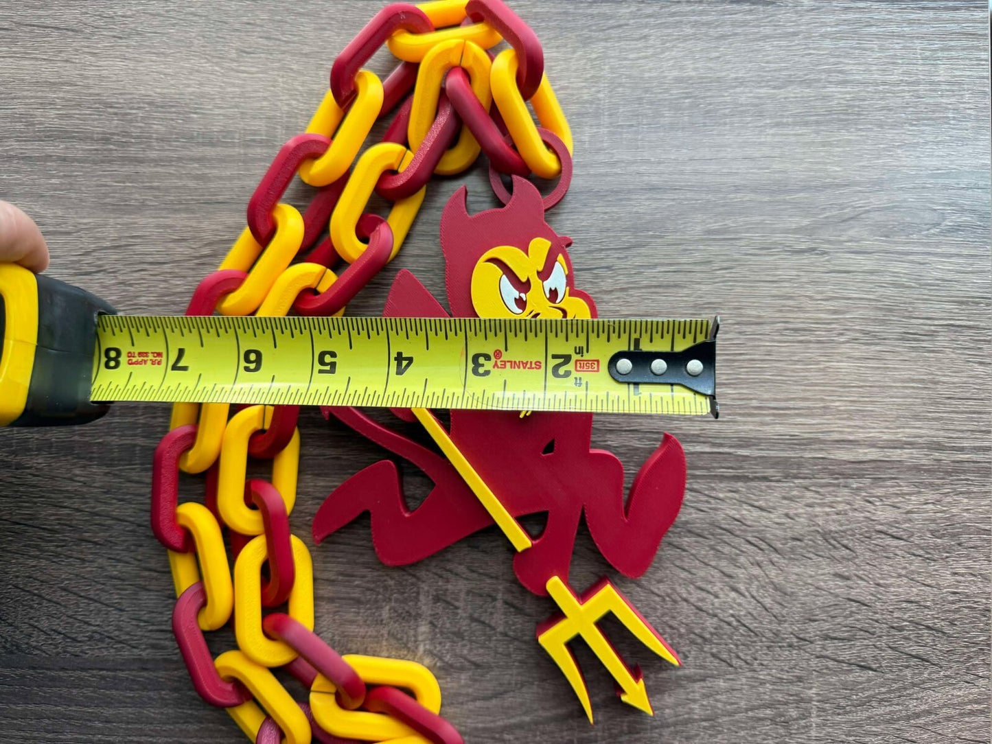 Arizona State Sun Devils Oversized Necklace, Hype Chain [Made To Order]