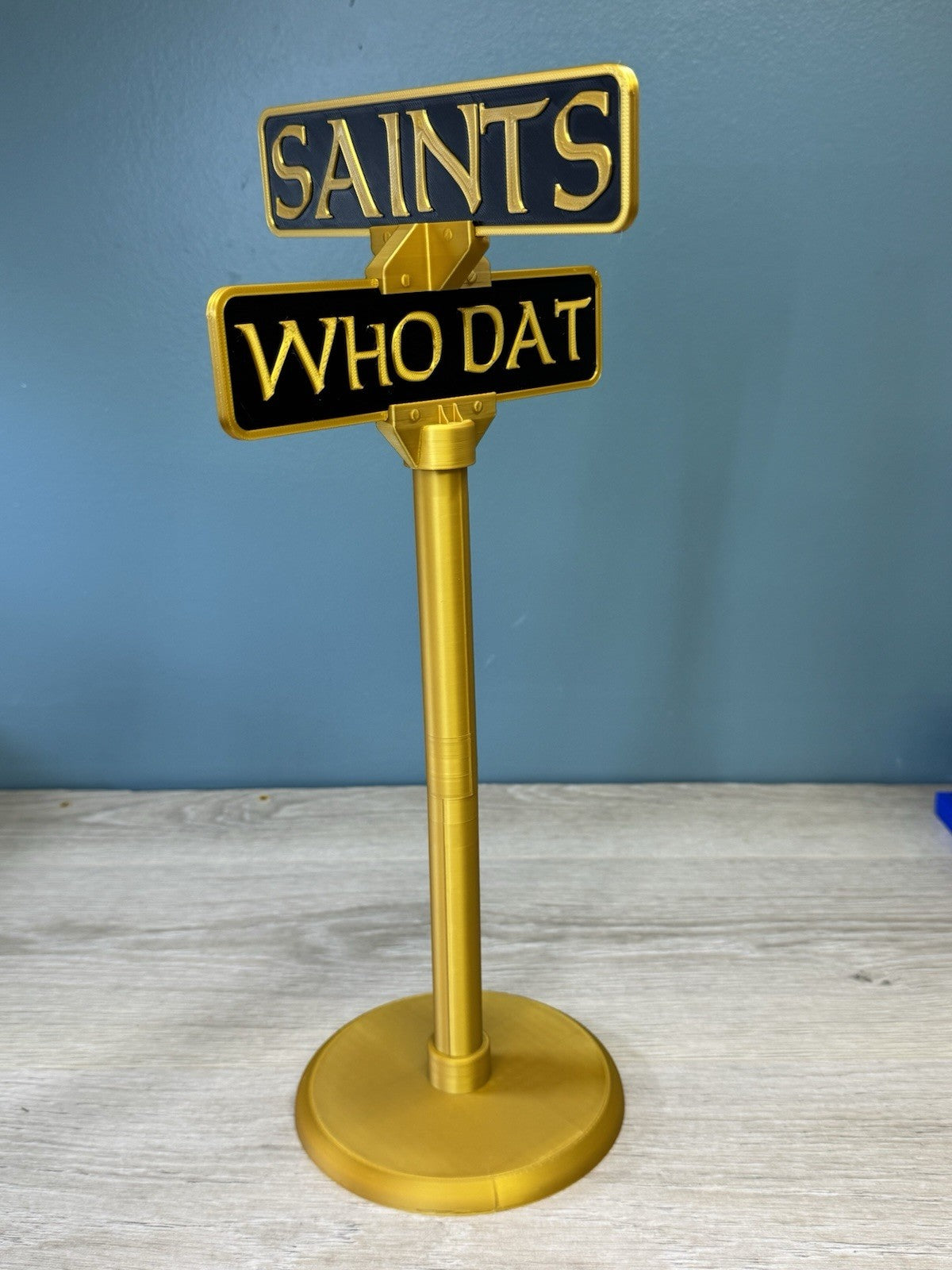 New Orleans Saints Street Sign Man Cave Memorabilia Office Desk Decor Fan Gift