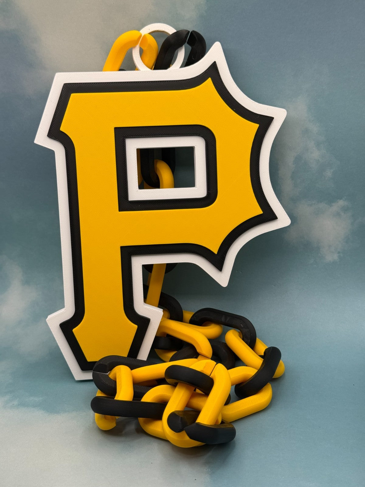 Pittsburgh Pirates Oversized Necklace Pendant Handmade 3D Printed