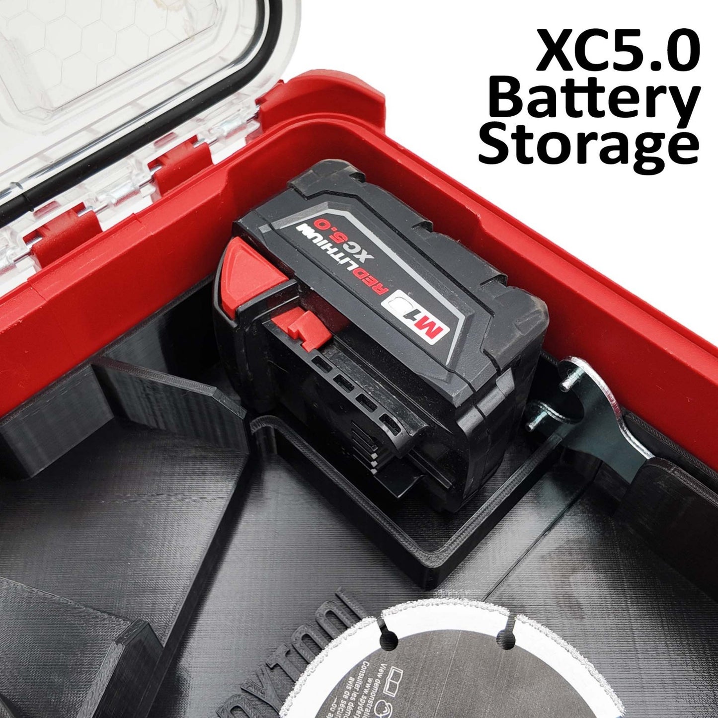 M18 Grinder Organizer for Milwaukee Compact Packout insert 2686 2880 2881