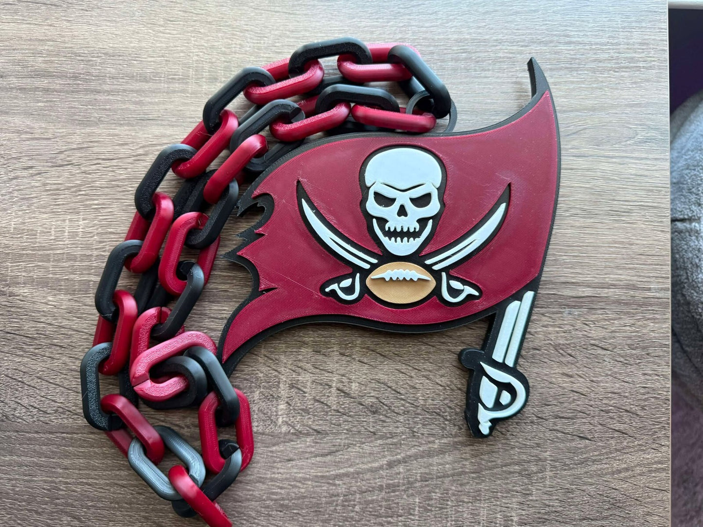 Tampa Bay Buccaneers Oversized Sports Chain, Necklace Hype Chain [Made To Order]