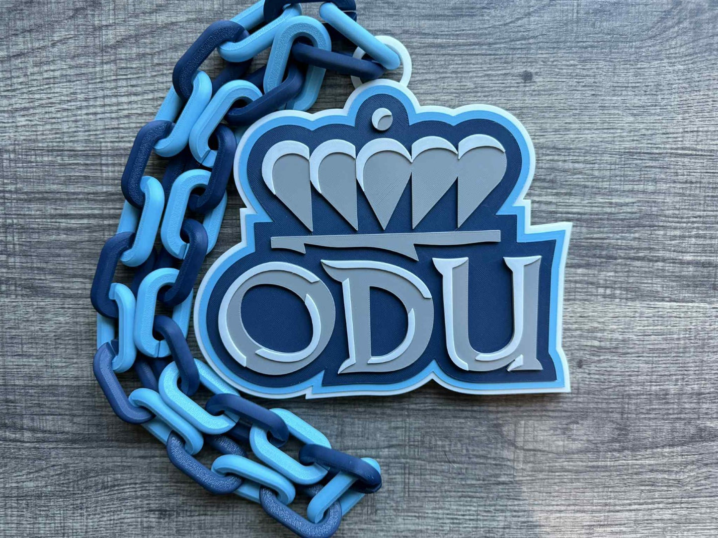 Old Dominion Monarchs Logo Oversized Necklace, Hype Chain [Made To Order]