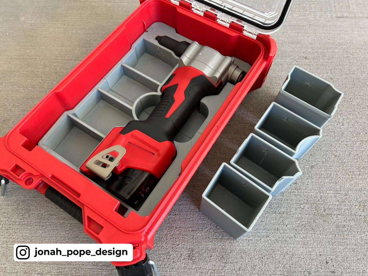 Milwaukee Packout Insert for M12 Rivet Gun  (Insert Only)