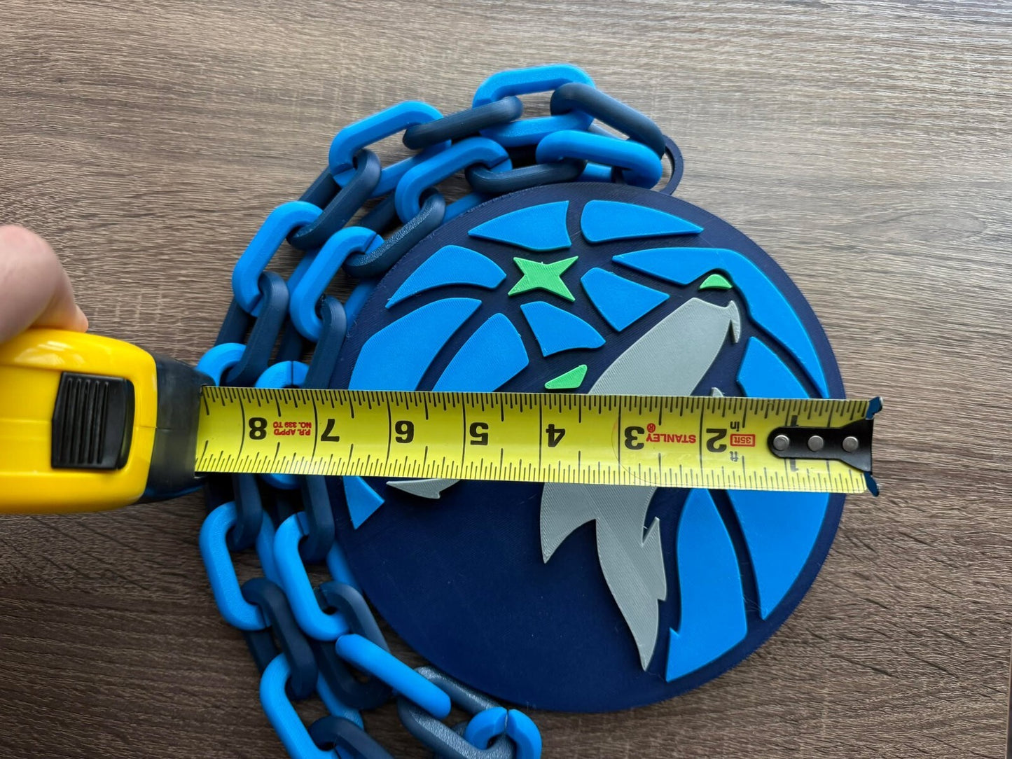 Minnesota Timberwolves Oversized Necklace, Hype Chain [Made to Order]