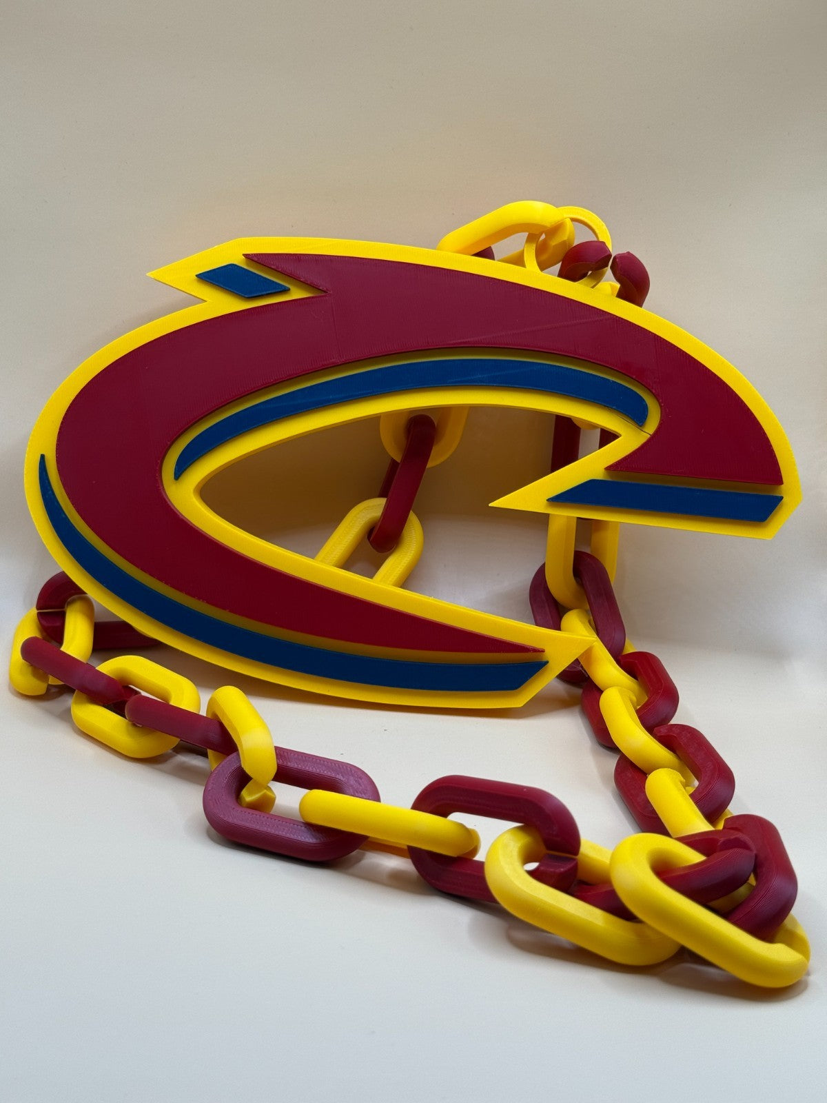 Cleveland Cavaliers Oversized Necklace Turnover Chain Pendant Handmade