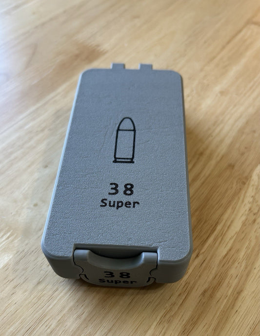 38 Super Ammunition Box 50 Round Capacity Made In The USA