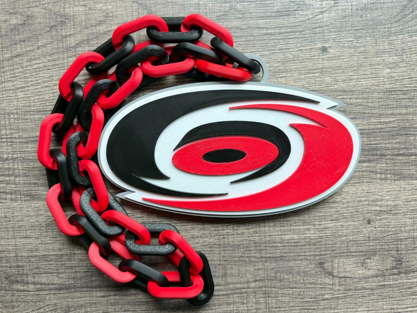Carolina Hurricanes Oversized Necklace, Hype Chain