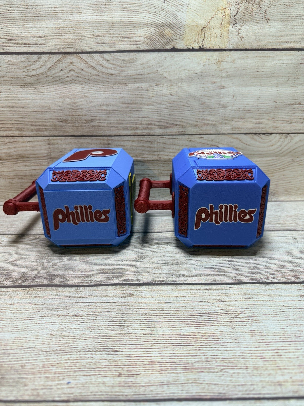 Philadelphia Phillies Retro Mjolnir Inspired Drink Koozie Thor’s Hammer