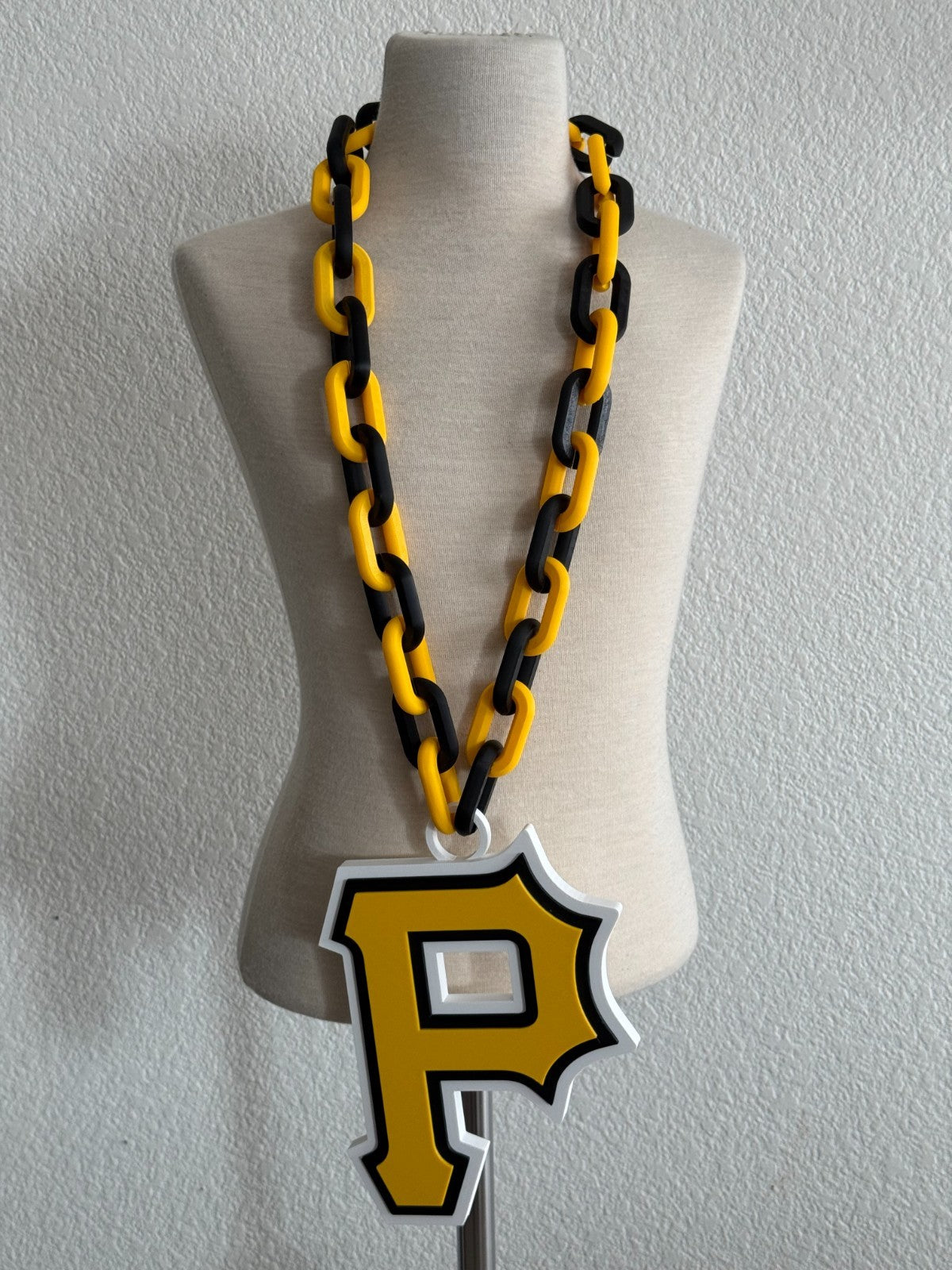 Pittsburgh Pirates Oversized Necklace Pendant Handmade 3D Printed