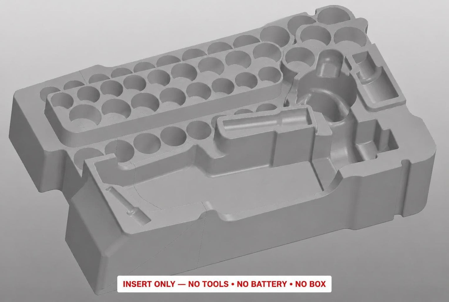 Milwaukee Packout Insert for M12 Fuel 3/8 Ratchet+43pc Socket| 3D Printed